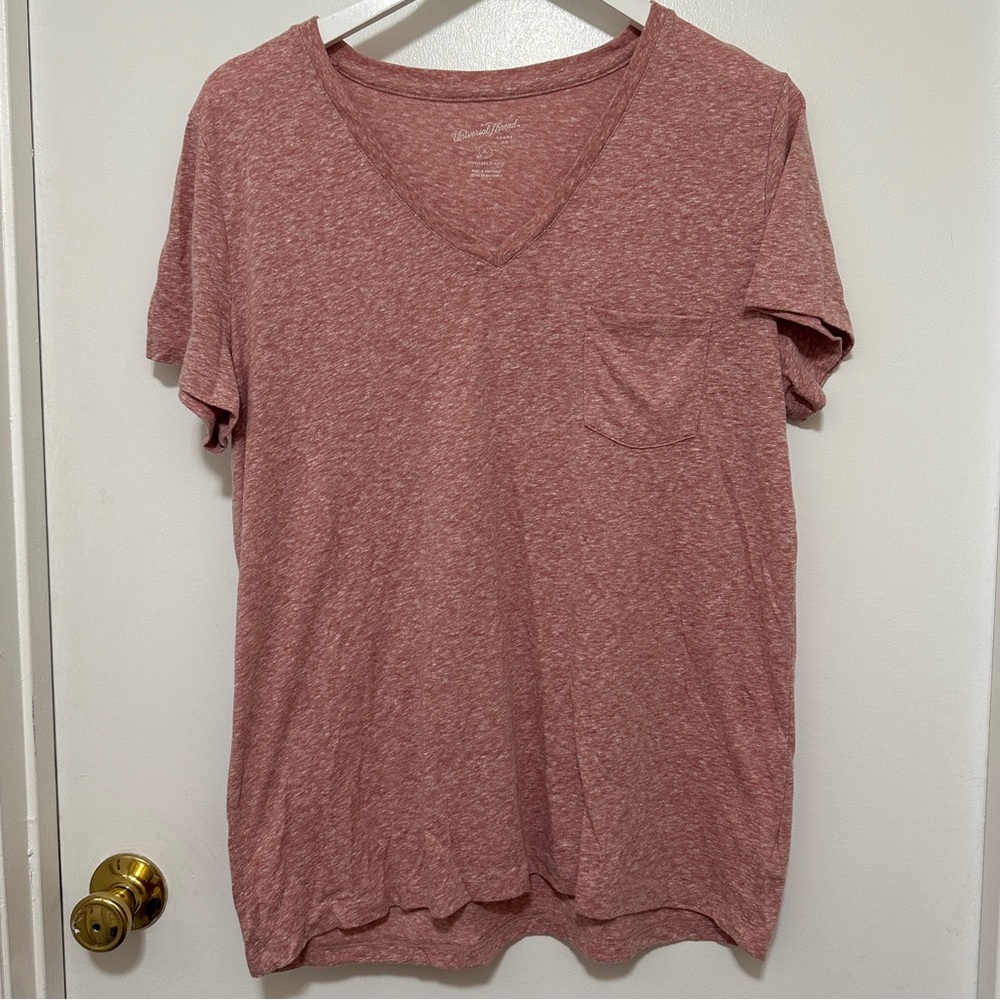 Pink Pocket Tee